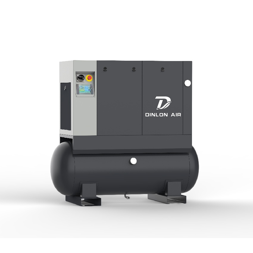 All in one compact screw air compressor models
