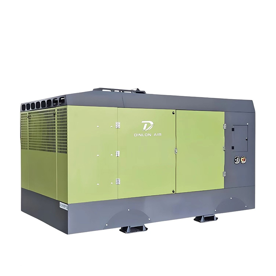 Skid mounted high pressure screw air compressors