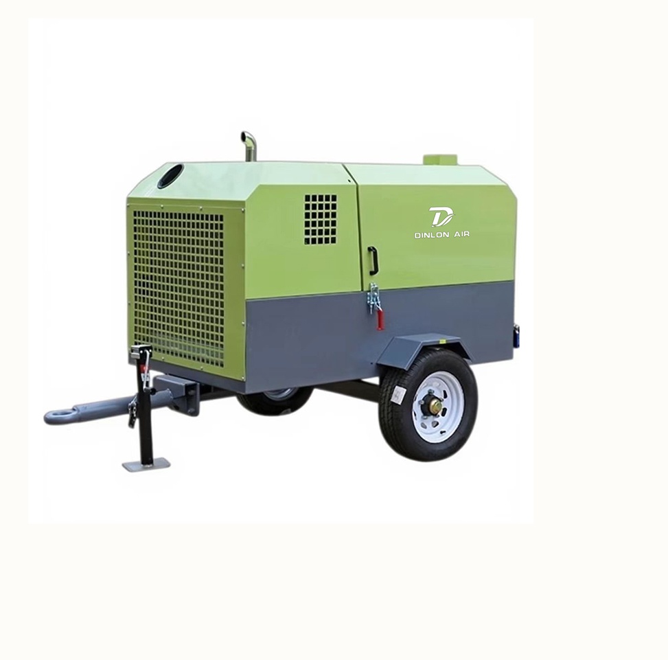 Medium pressure movable screw air compressors